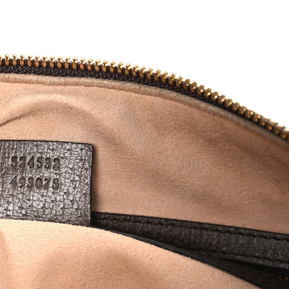 Gucci GG Supreme Monogram Web Medium Ophidia Boston Brown 7 of 10