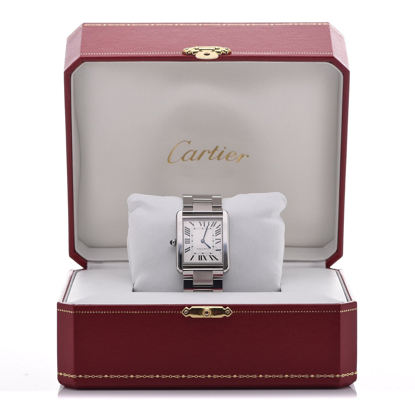 Stainless Steel 27mm Tank Solo Quartz Watch
