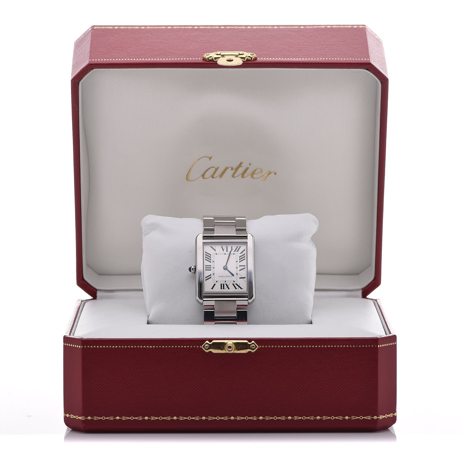 Cartier Stainless Steel 27mm Tank Solo Quartz Watch 10 of 10