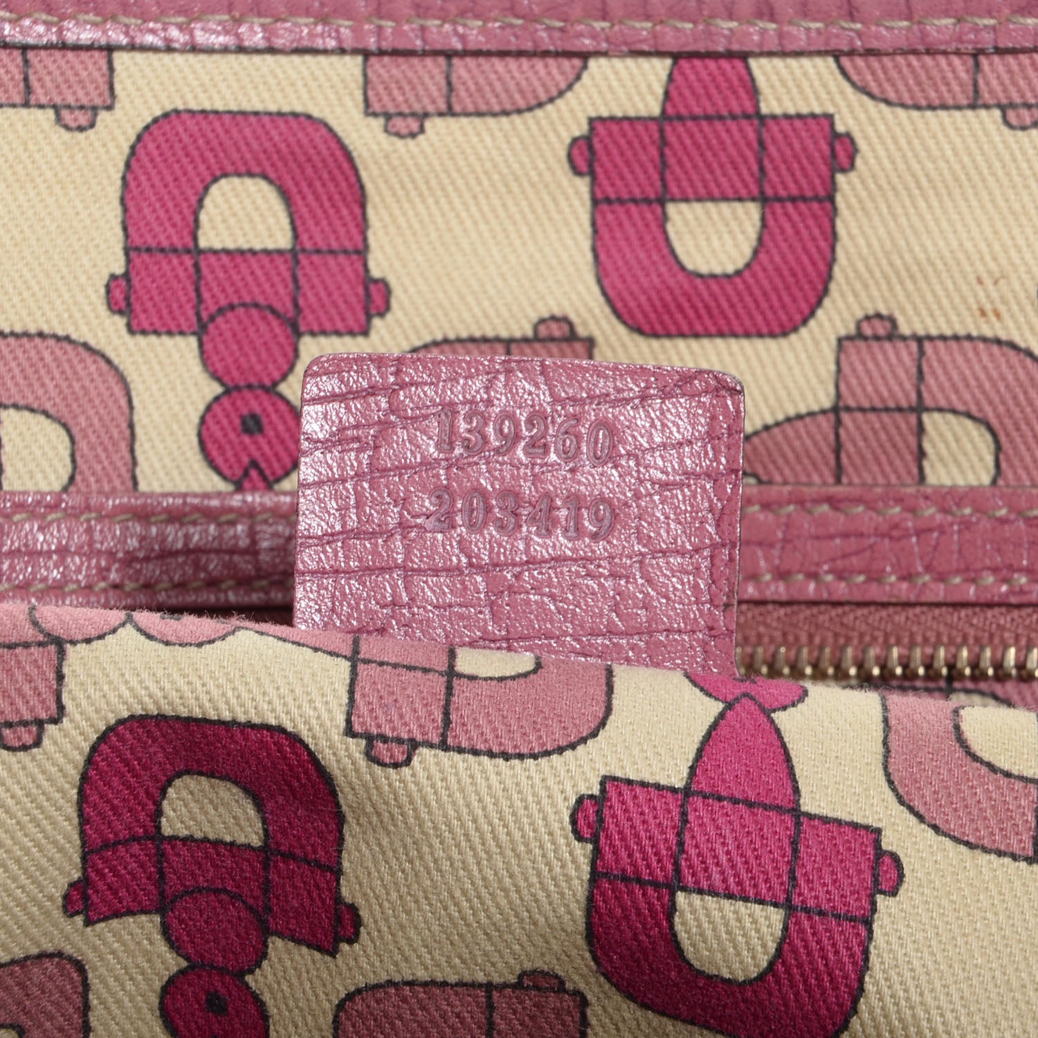 Gucci Monogram Large Jolicoeur Tote Pink 7 of 7