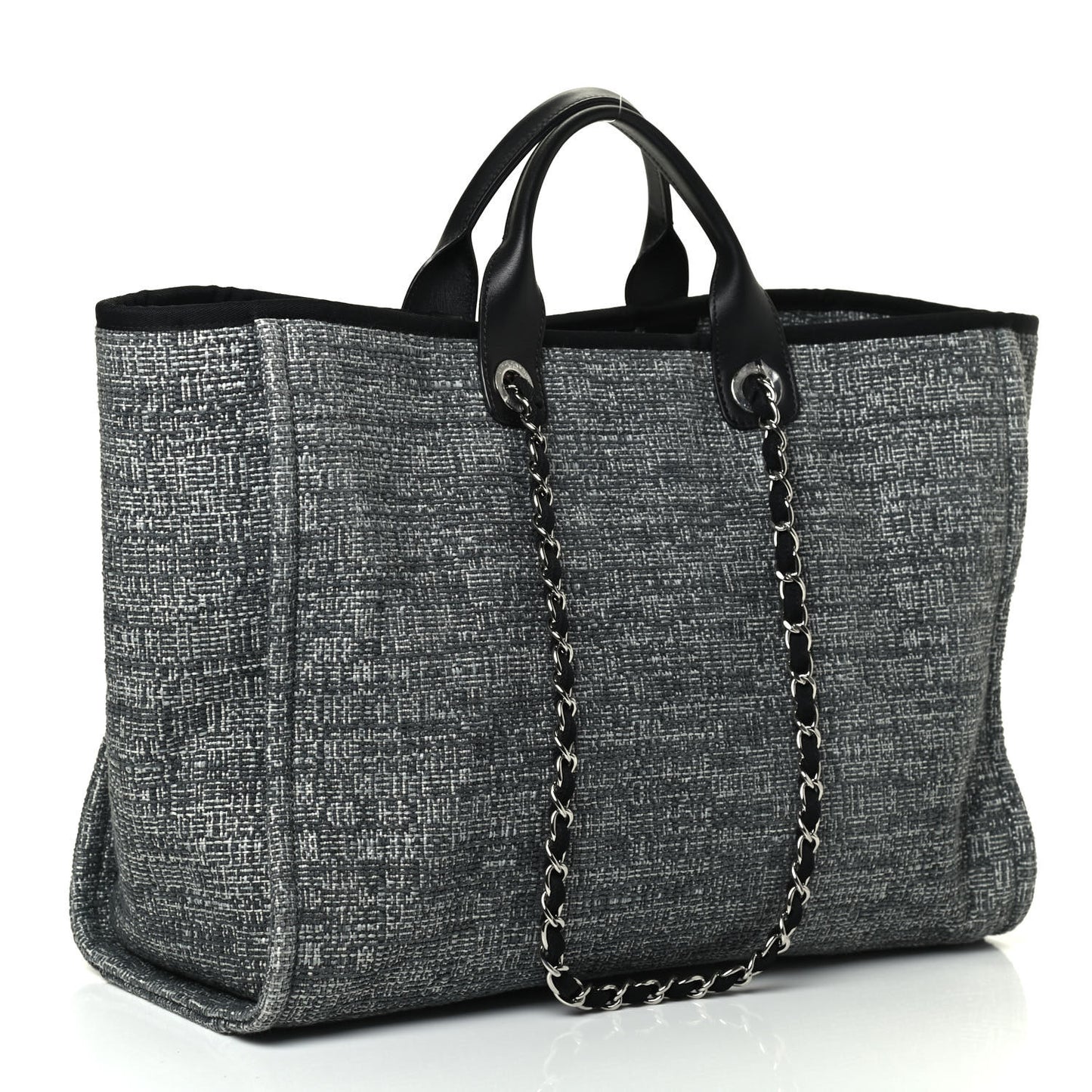 Canvas Large Deauville Tote Charcoal