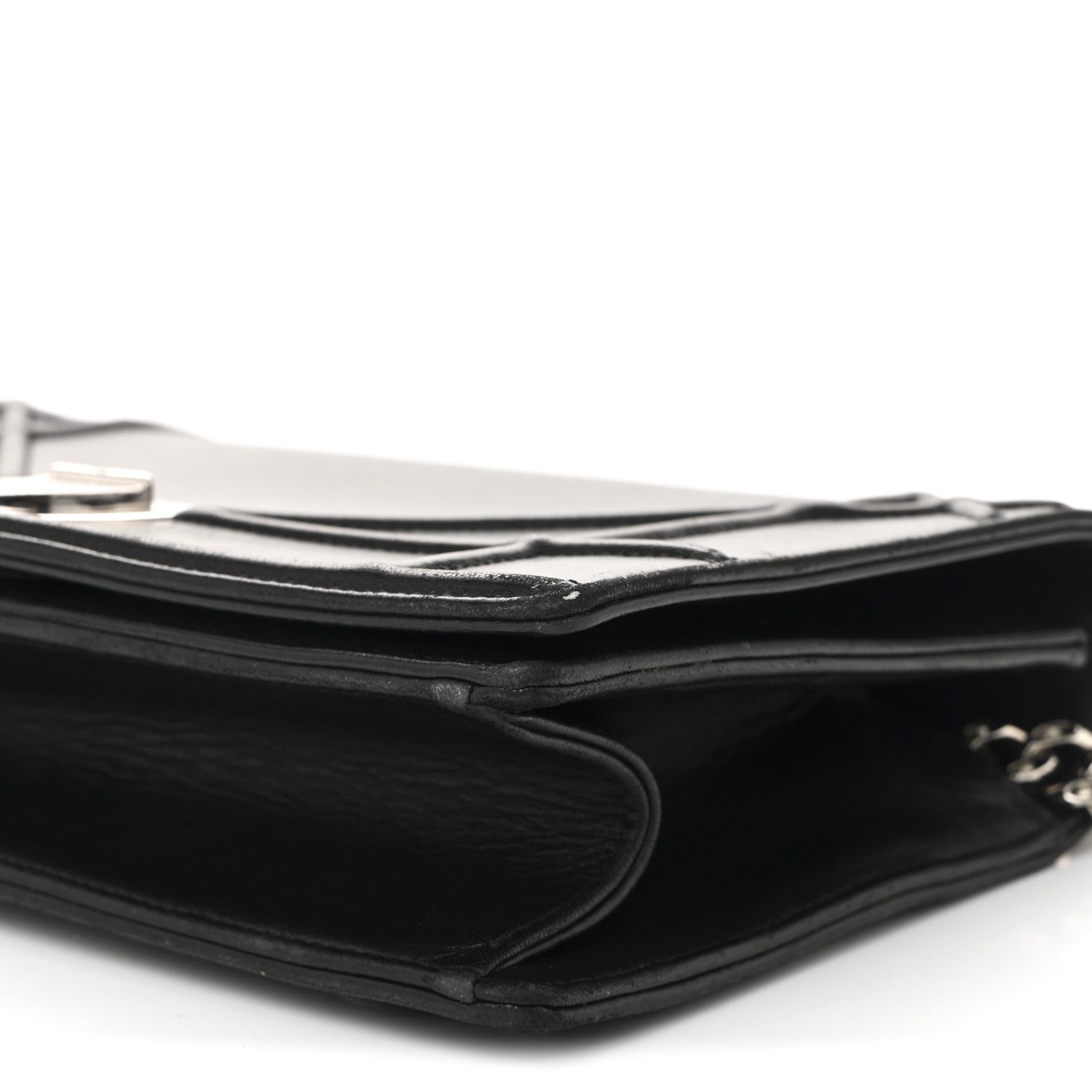 Christian Dior Lambskin Medium Diorama Flap Bag Black 10 of 13