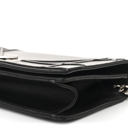 Christian Dior Lambskin Medium Diorama Flap Bag Black 10 of 13