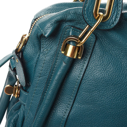 Chloe Calfskin Medium Paraty Peacock Blue 10 of 18