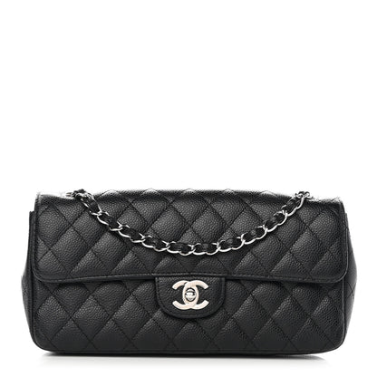 Chanel Caviar Quilted East West Flap Black 1 of 11