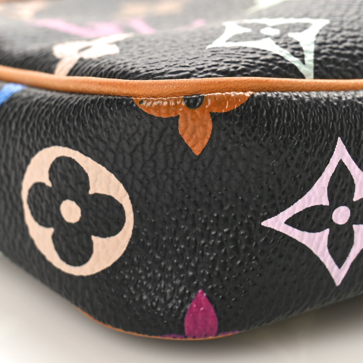 Monogram Multicolor Pochette Accessories Black