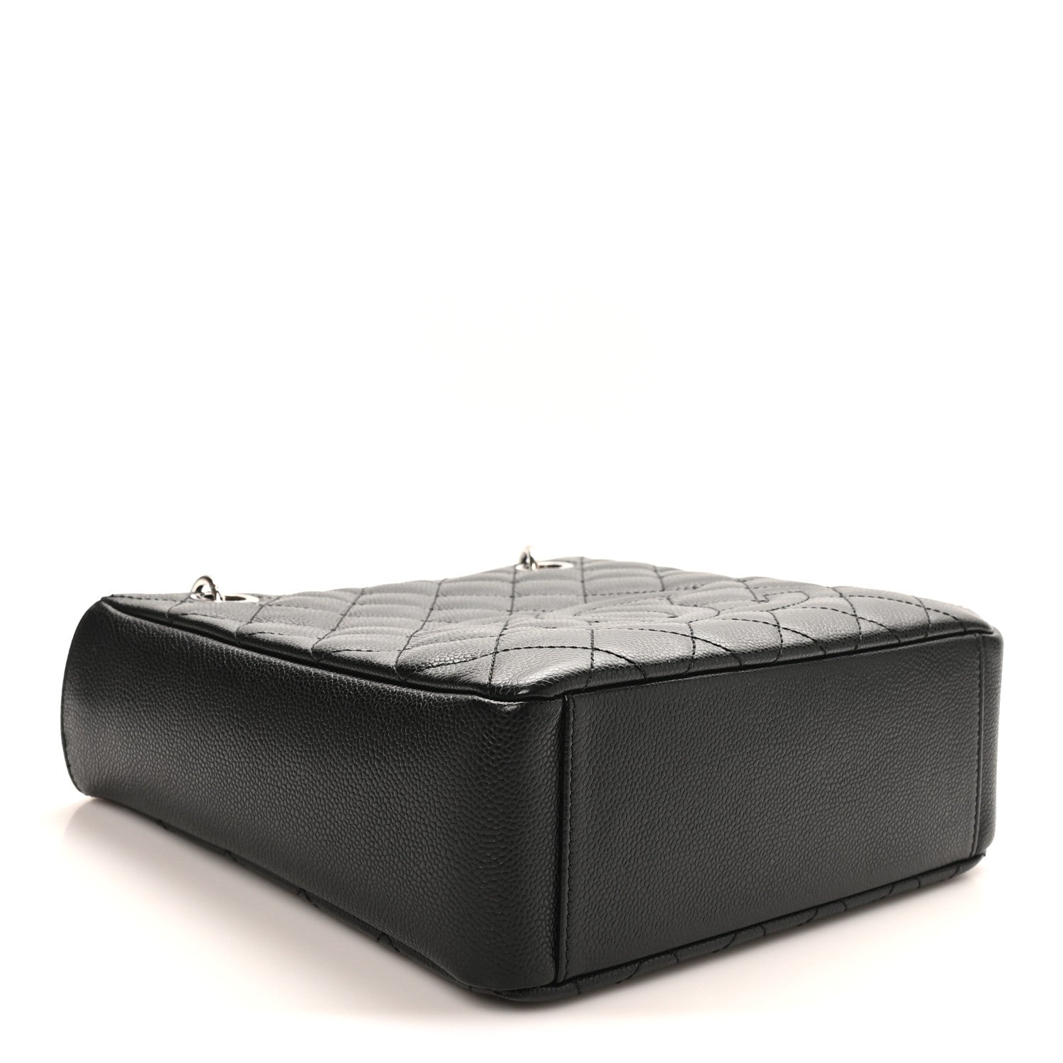Chanel Caviar Quilted Petit Shopping Tote PST Black 3 of 10