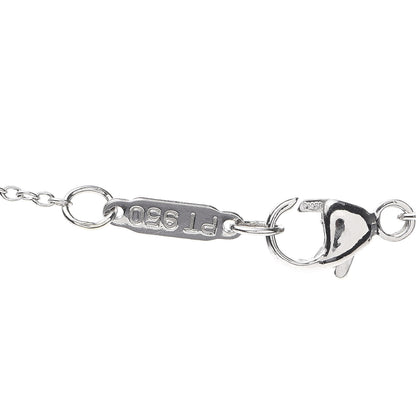 Tiffany Platinum Diamond Small Cross Pendant Necklace 8 of 14