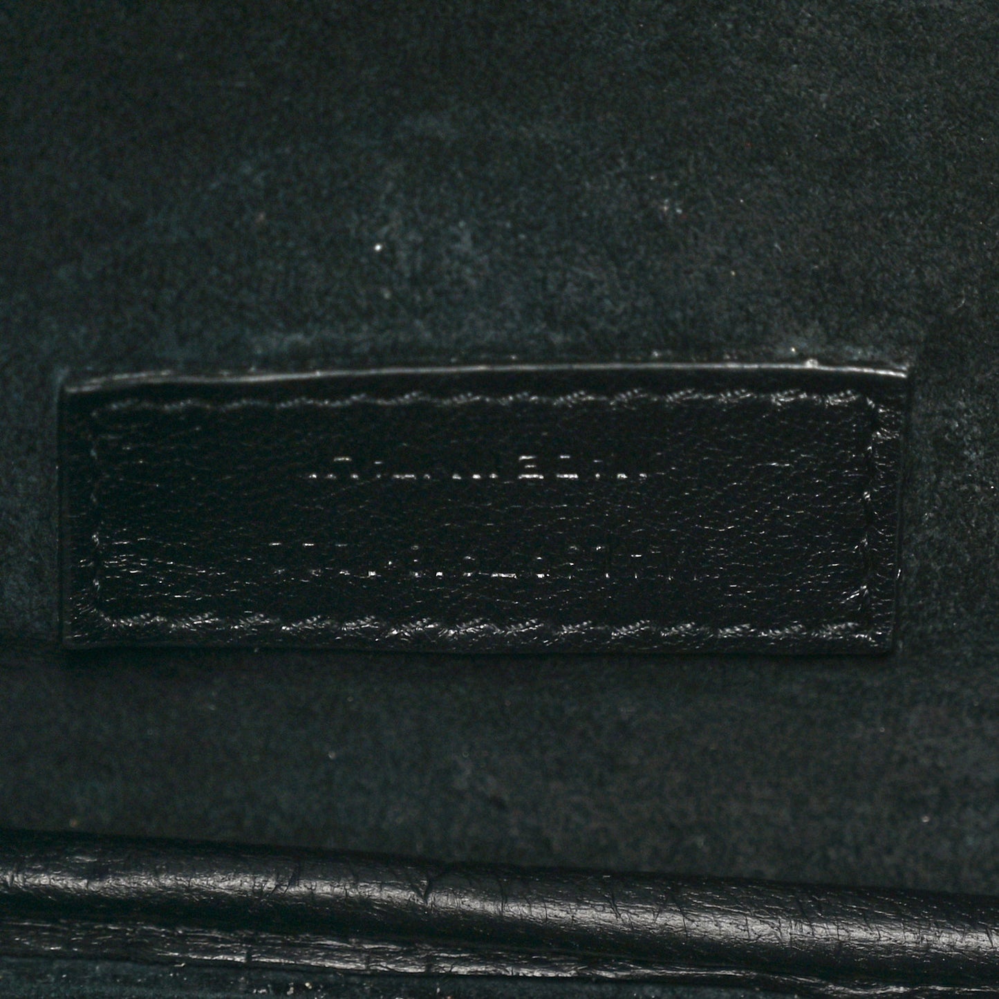 Crocodile Embossed Calfskin Medium Paris VII Flat Hobo Black