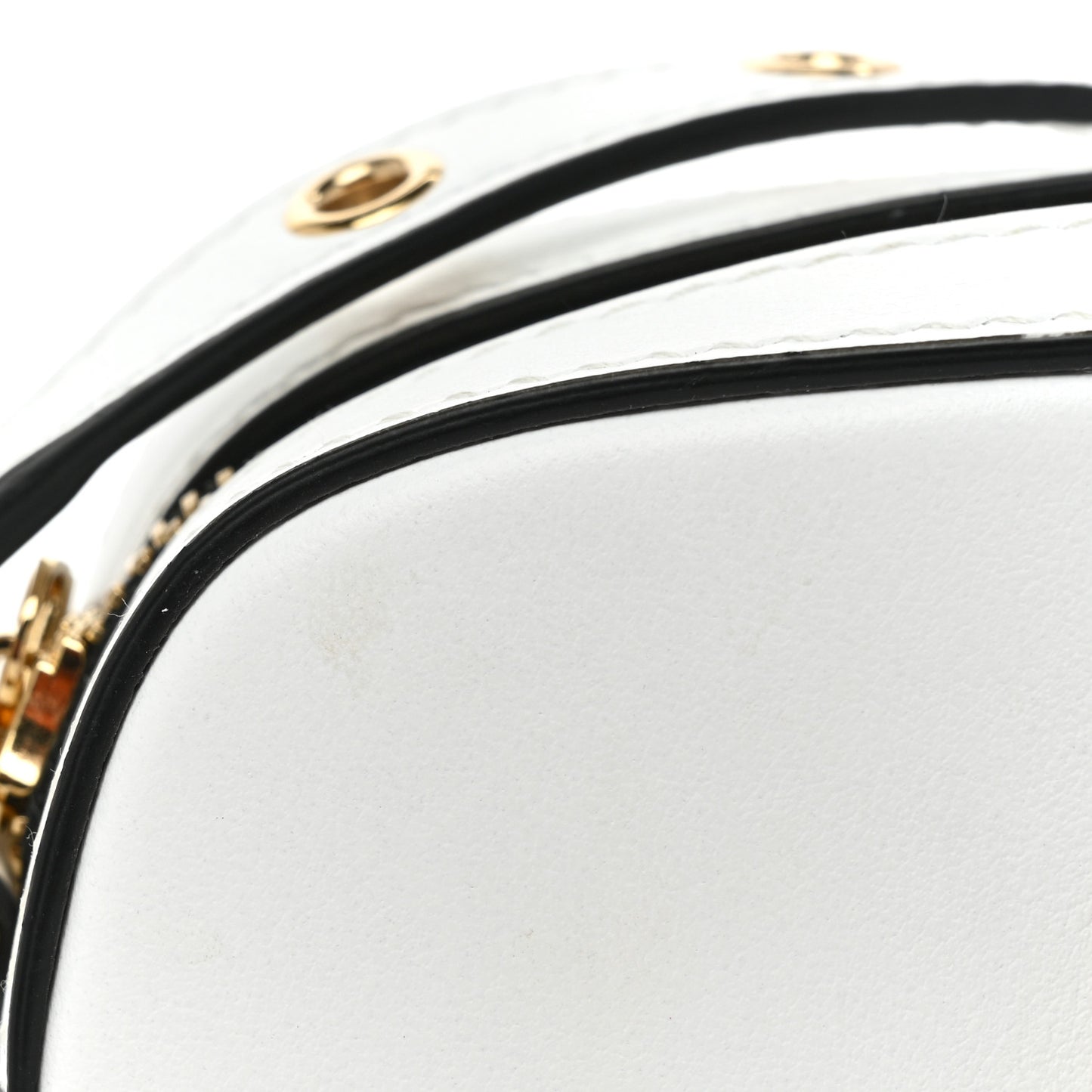 Calfskin Hot Stuff DG Logo 3.5 Crossbody Bag White