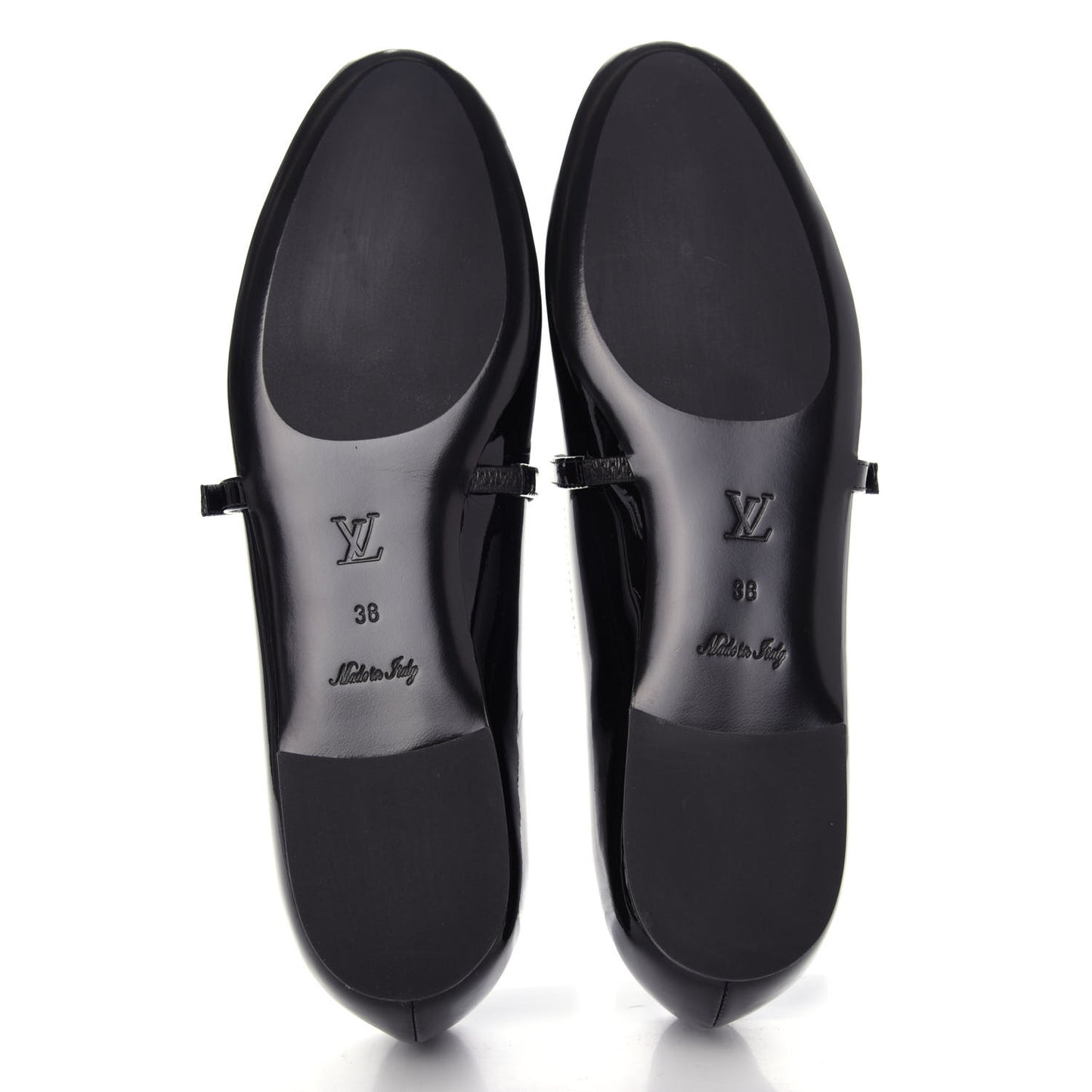 Patent Uniformes Ballet Flats 38 Black