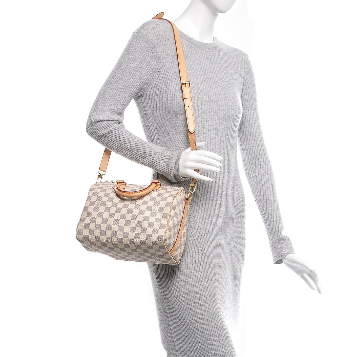 Damier Azur Speedy Bandouliere 25
