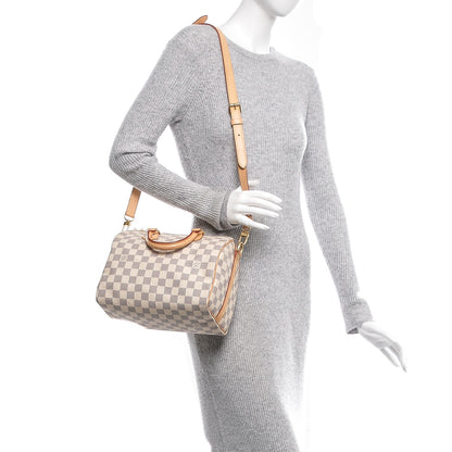 Louis Vuitton Damier Azur Speedy Bandouliere 25 2 of 7