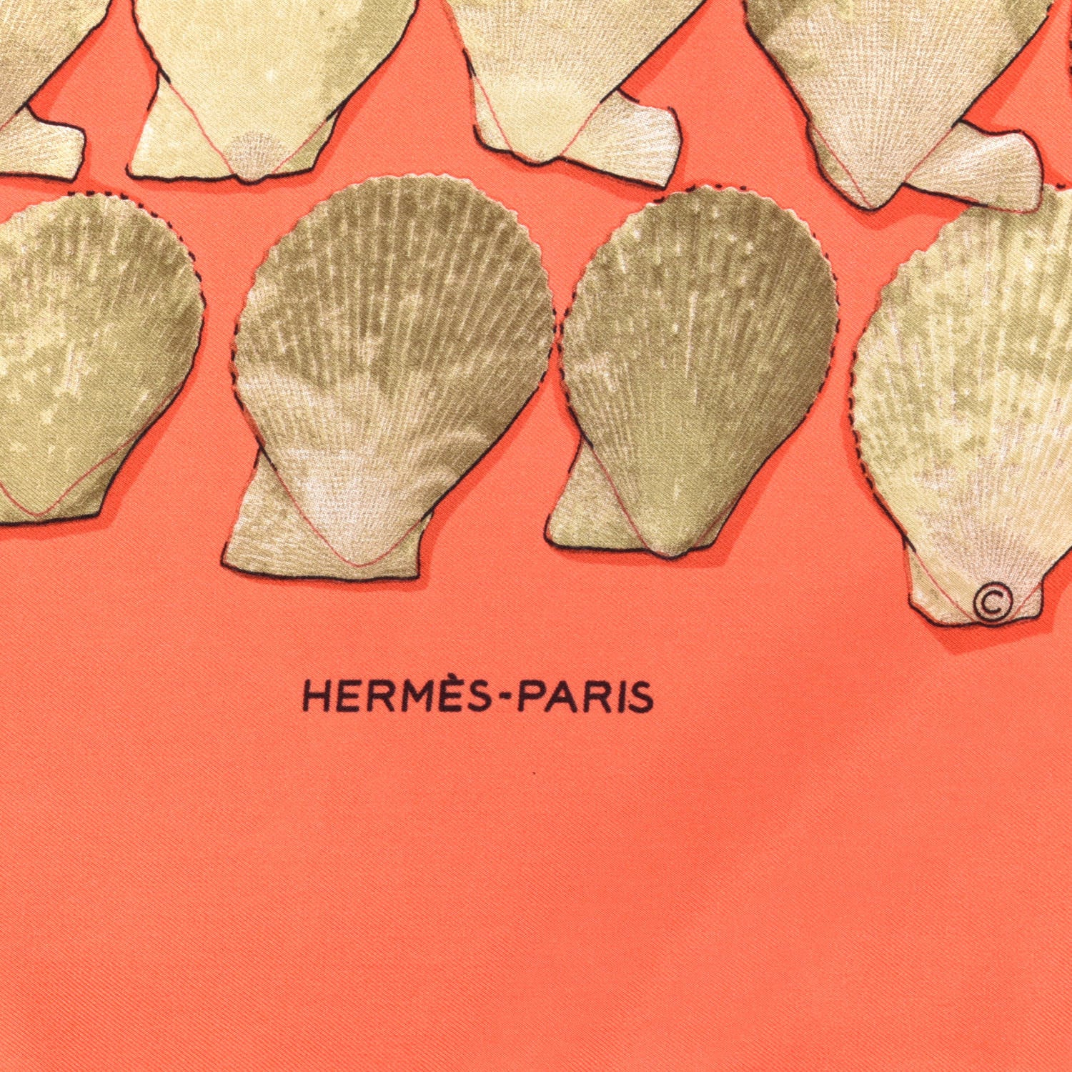 Hermes Silk Coquilles Scarf 90 2 of 2