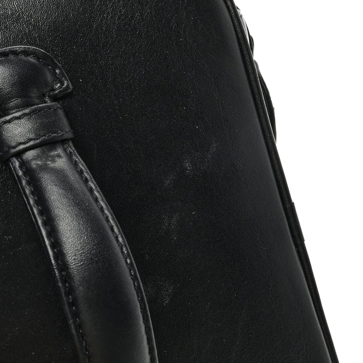 Lambskin Vanity Cosmetic Case Black