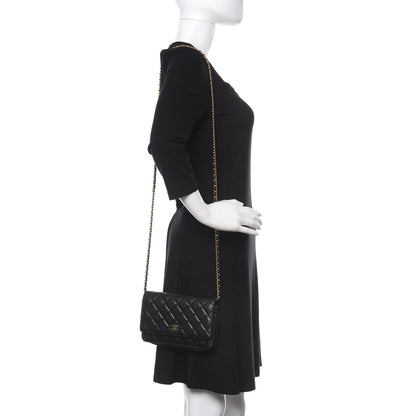 Chanel Caviar Quilted Wallet On Chain WOC Black 2 of 13