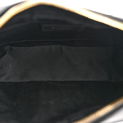Saint Laurent Calfskin Matelasse Monogram Lou Camera Bag Black 5 of 12
