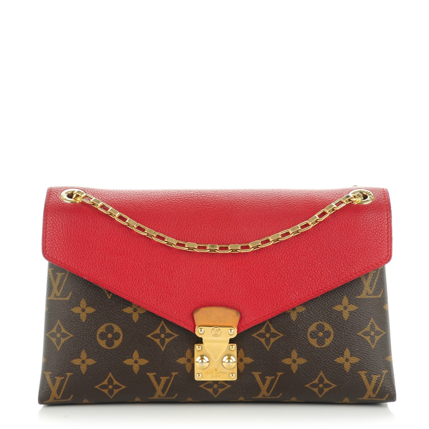 Louis Vuitton Monogram Pallas Chain Cherry 1 of 8