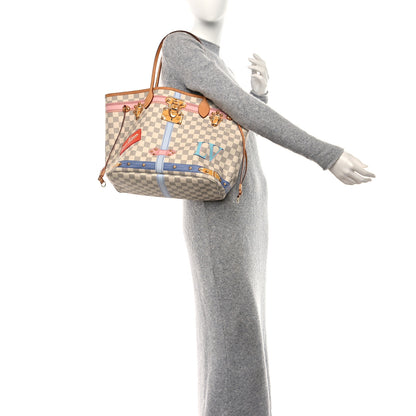 Louis Vuitton LOUIS VUITTON Damier Azur Summer Trunks Neo Neverfull MM 2 of 13