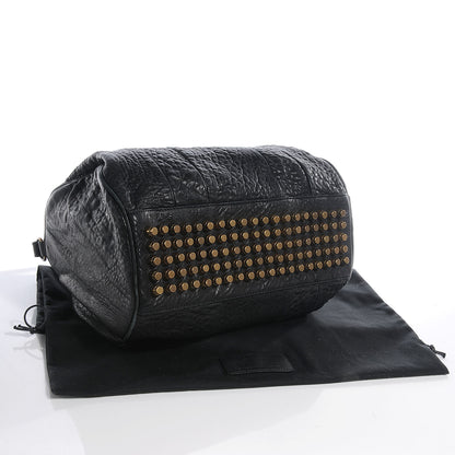 Alexander Wang Leather Rocco Duffel Black With Antique Brass Hardware 4 of 8