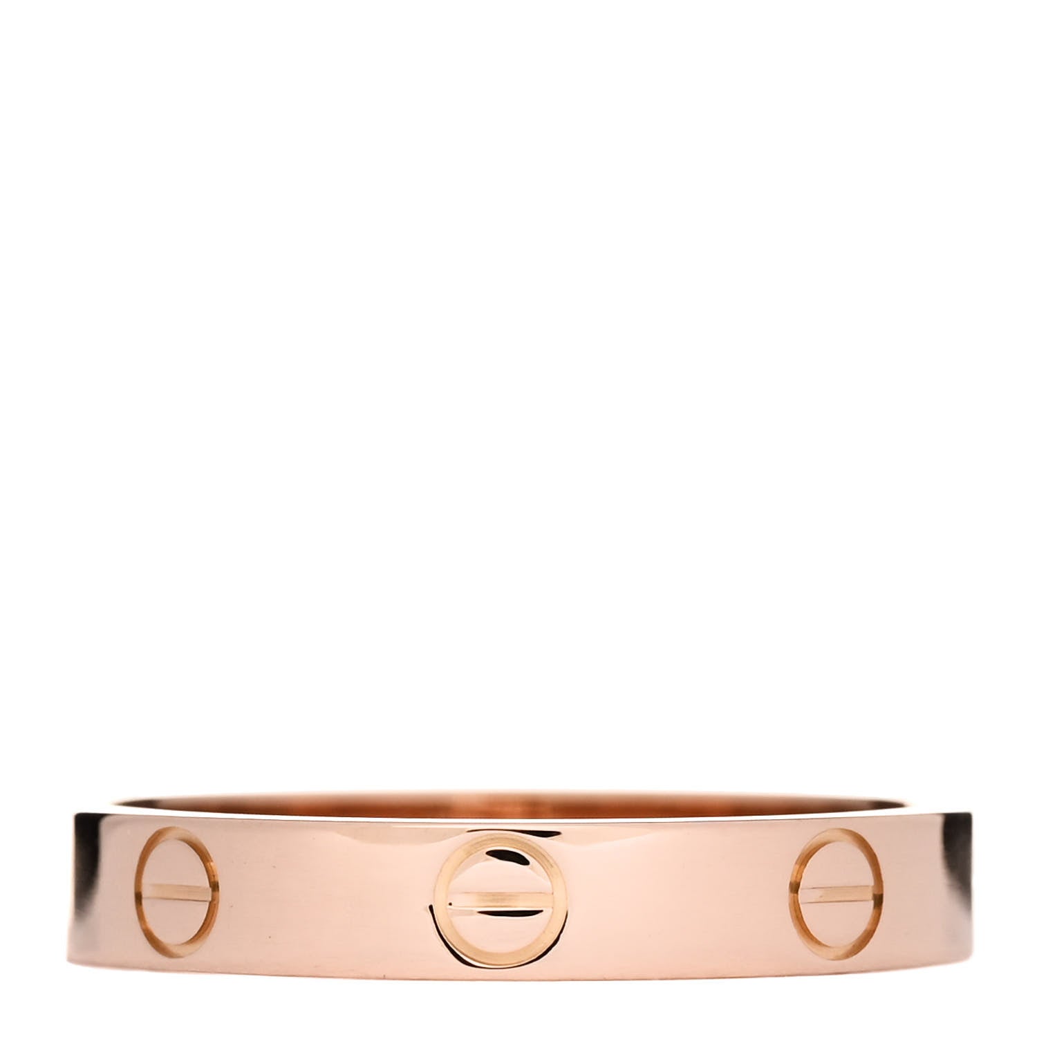 Cartier 18K Pink Gold 3.5mm LOVE Wedding Band Ring 58 8.25 3 of 4