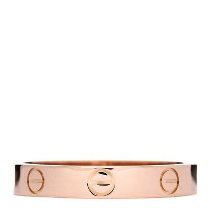Cartier 18K Pink Gold 3.5mm LOVE Wedding Band Ring 58 8.25 3 of 4