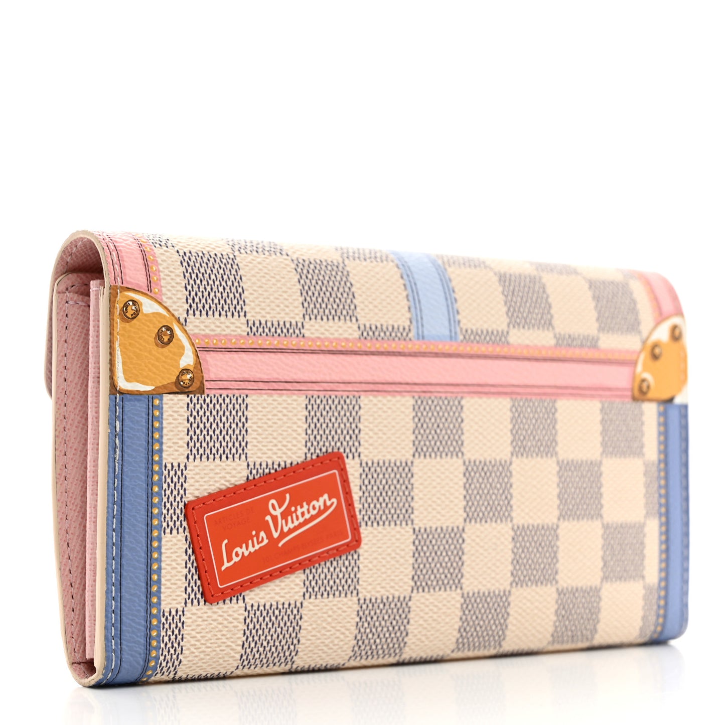 Damier Azur Summer Trunks Sarah Wallet NM