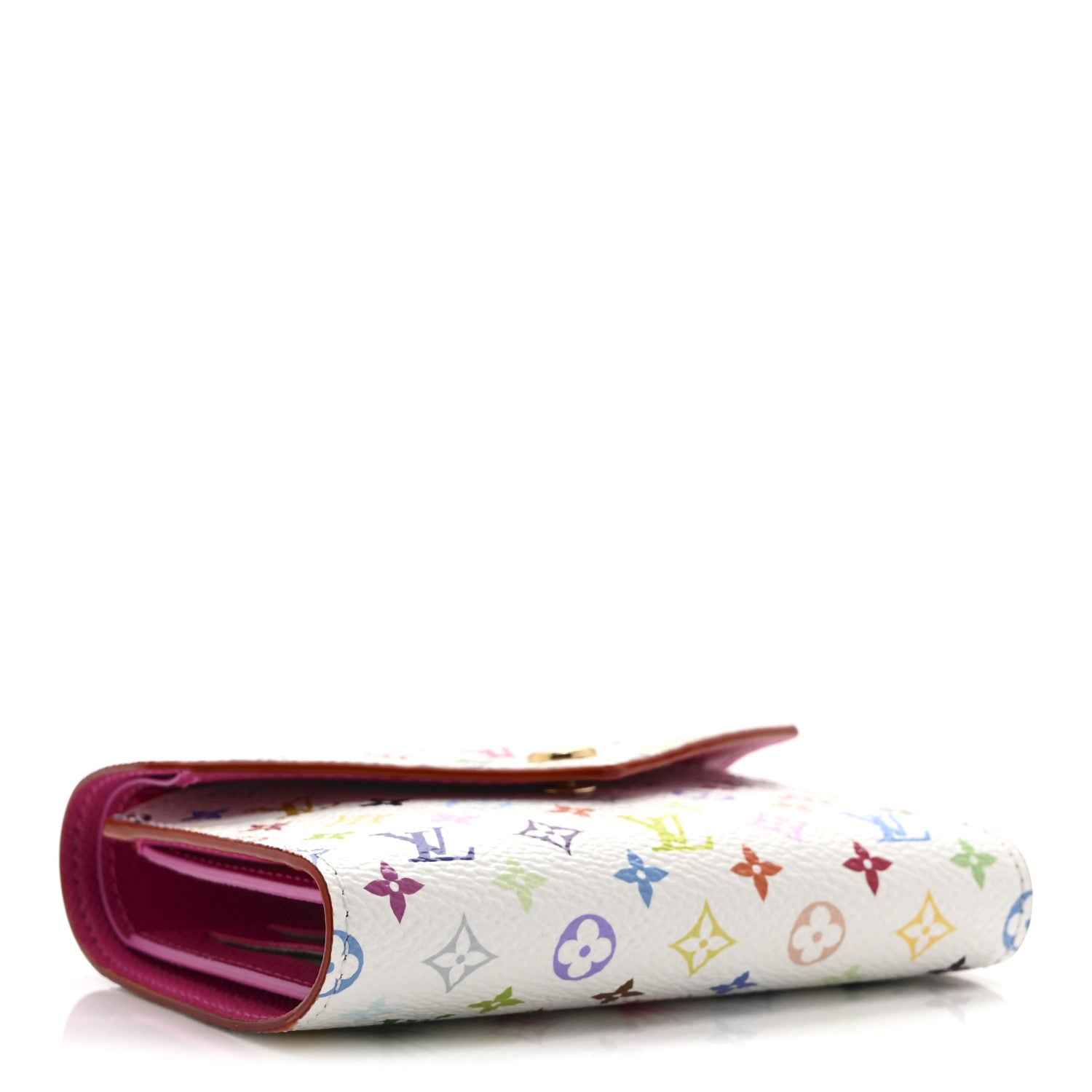 Louis Vuitton LV x TM Monogram Multicolor Victorine Wallet White 4 of 10