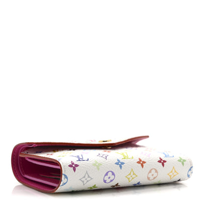 Louis Vuitton LV x TM Monogram Multicolor Victorine Wallet White 4 of 10