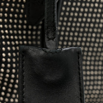Saint Laurent Calfskin Studded Classic Duffle 6 Black 13 of 16