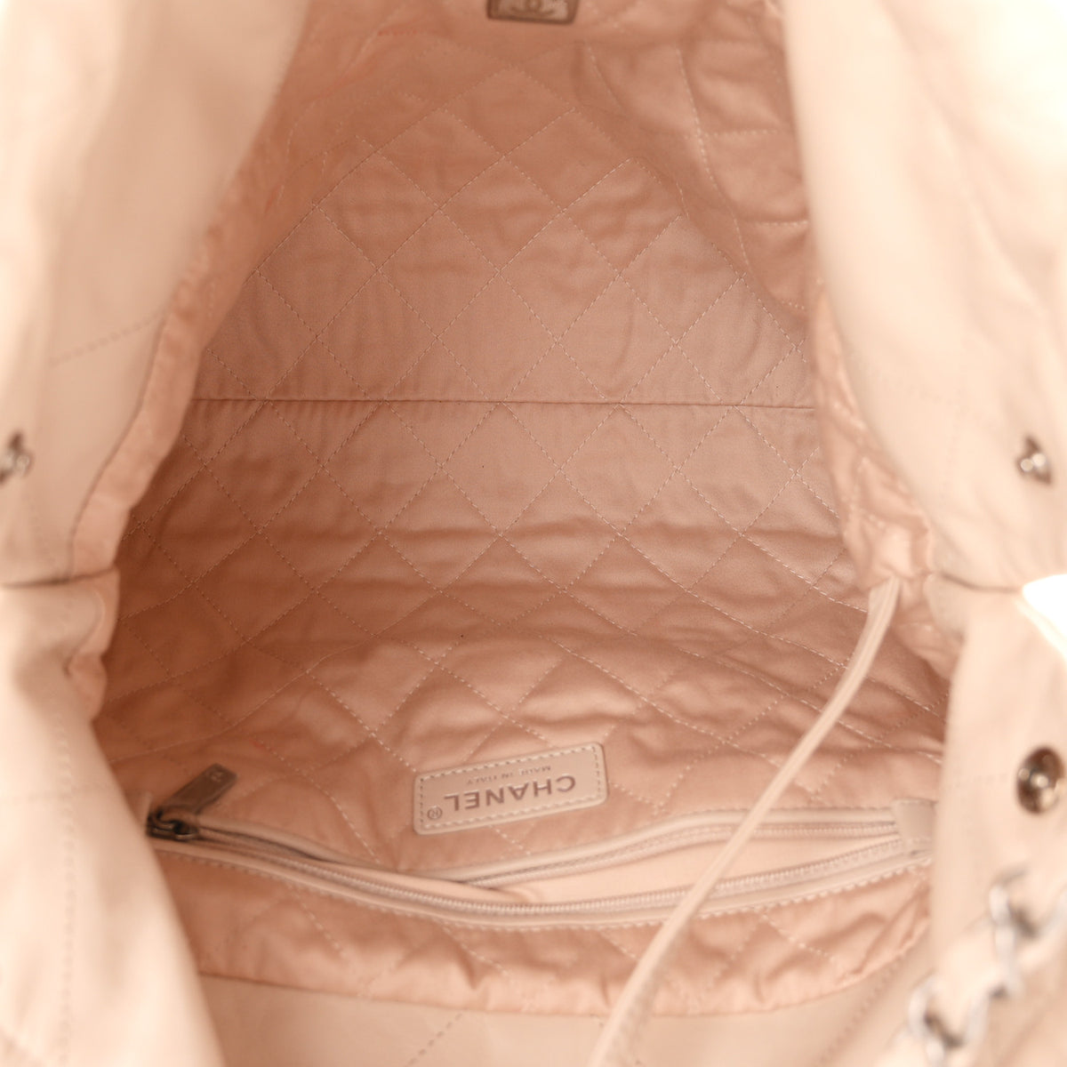 Chanel Shiny Calfskin Quilted Small Chanel 22 Ecru 6 of 11