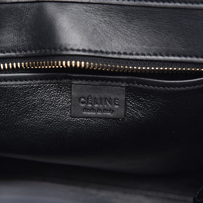 Celine Smooth Calfskin Nano Luggage Black 6 of 11