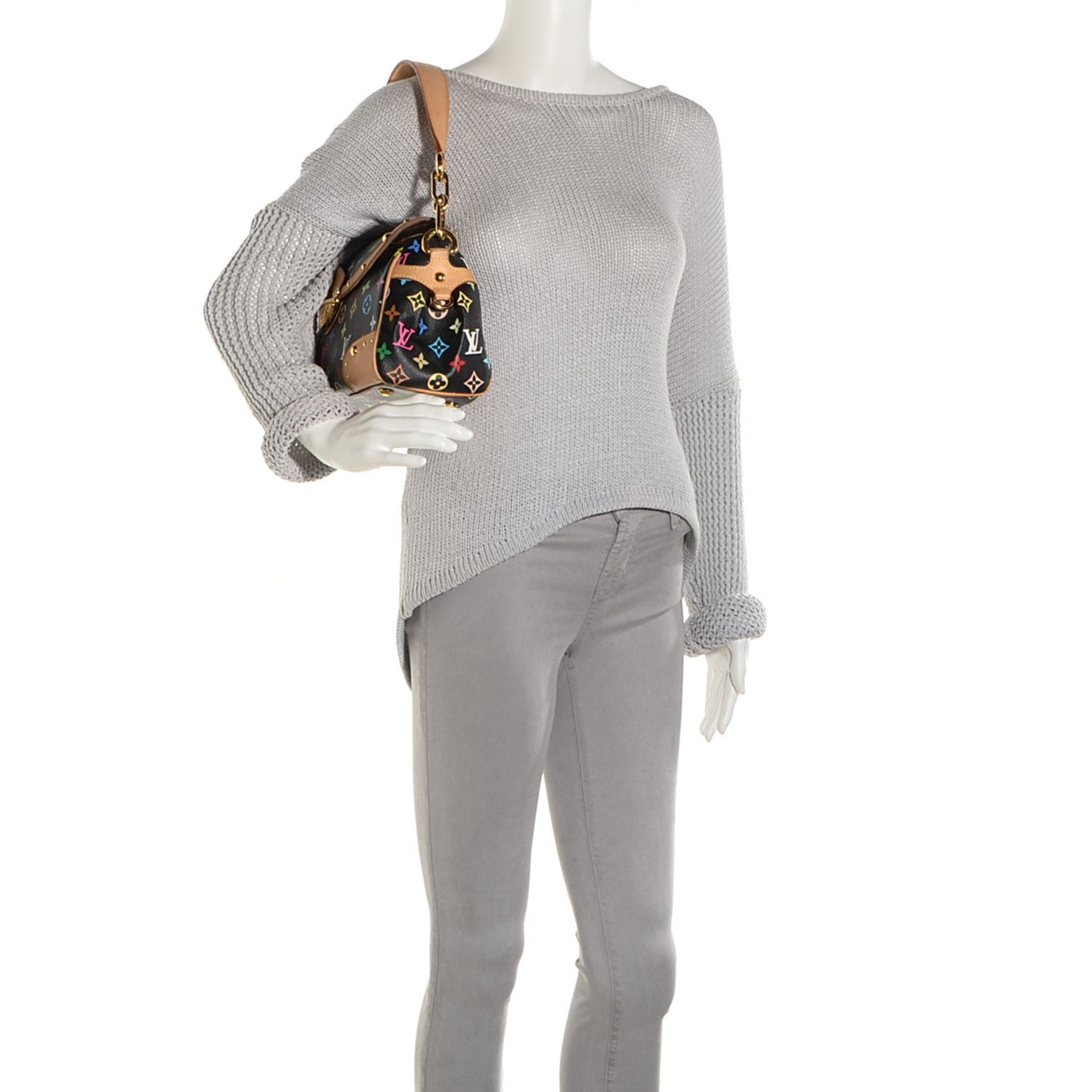 Monogram Multicolor Beverly MM Black