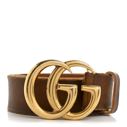 Gucci Faded Calfskin Double G 40mm Belt 80 32 Cuir 1 of 7