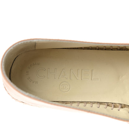 Chanel Lambskin CC Espadrilles 36 Nude 8 of 9