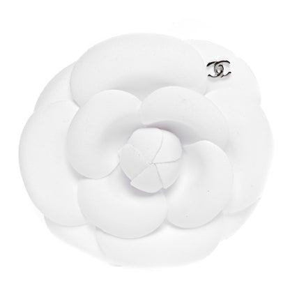 Chanel Canvas Camellia Pin Brooch Ivory 1 of 3