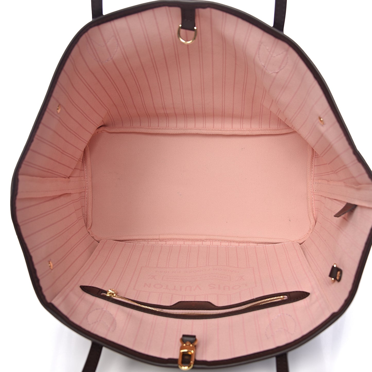 Damier Ebene Neo Neverfull MM Rose Ballerine