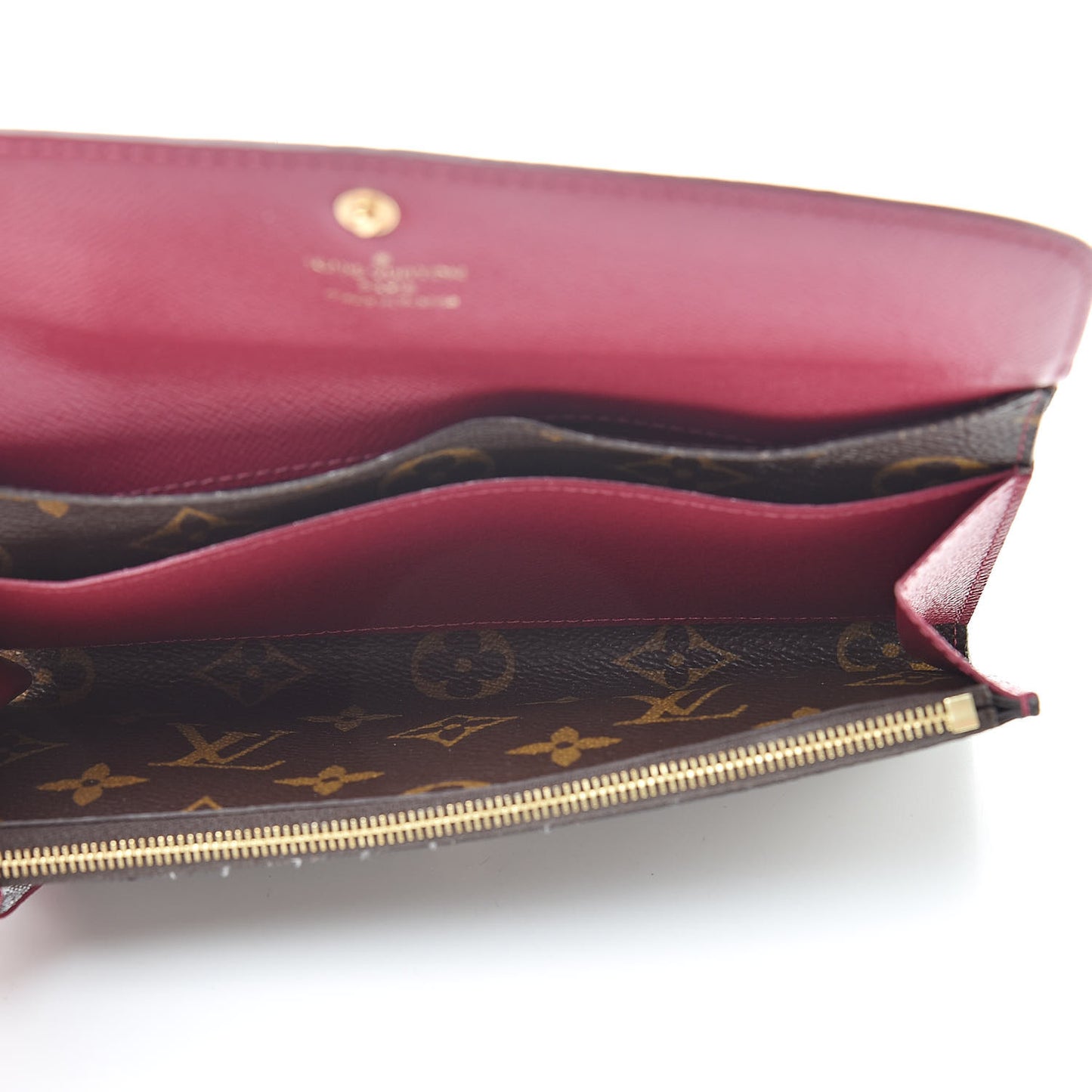Monogram Emilie Wallet Fuchsia