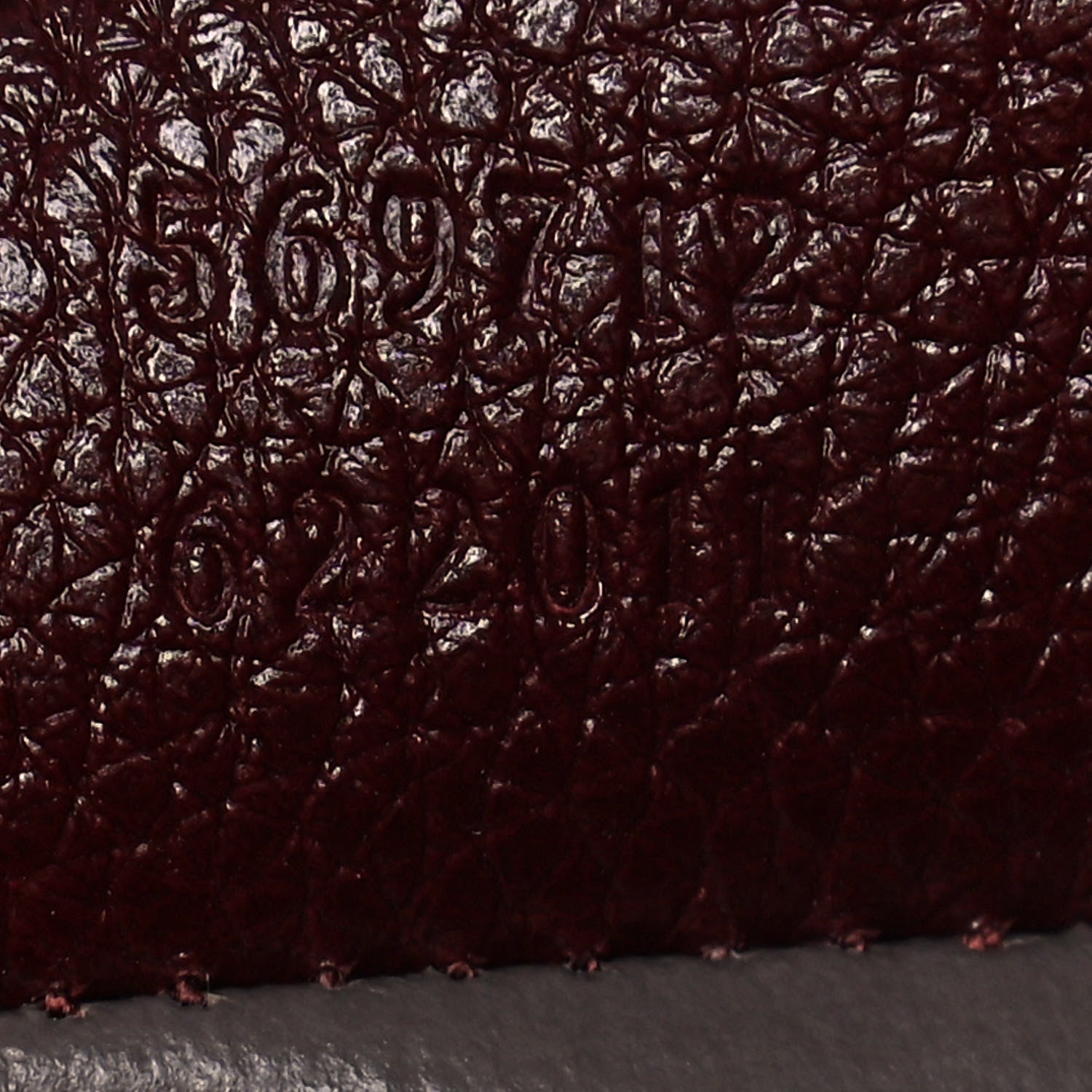 Gucci Grainy Calfskin Small Zumi Top Handle Bag Vintage Bordeaux 7 of 12