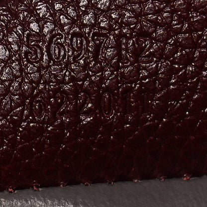 Gucci Grainy Calfskin Small Zumi Top Handle Bag Vintage Bordeaux 7 of 12