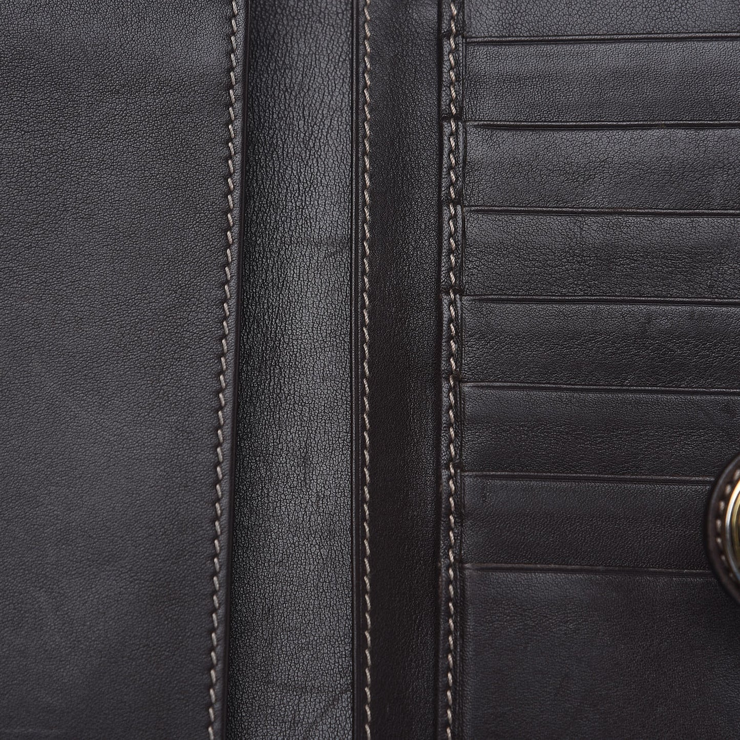 Crystal Monogram Hysteria Continental Wallet Brown