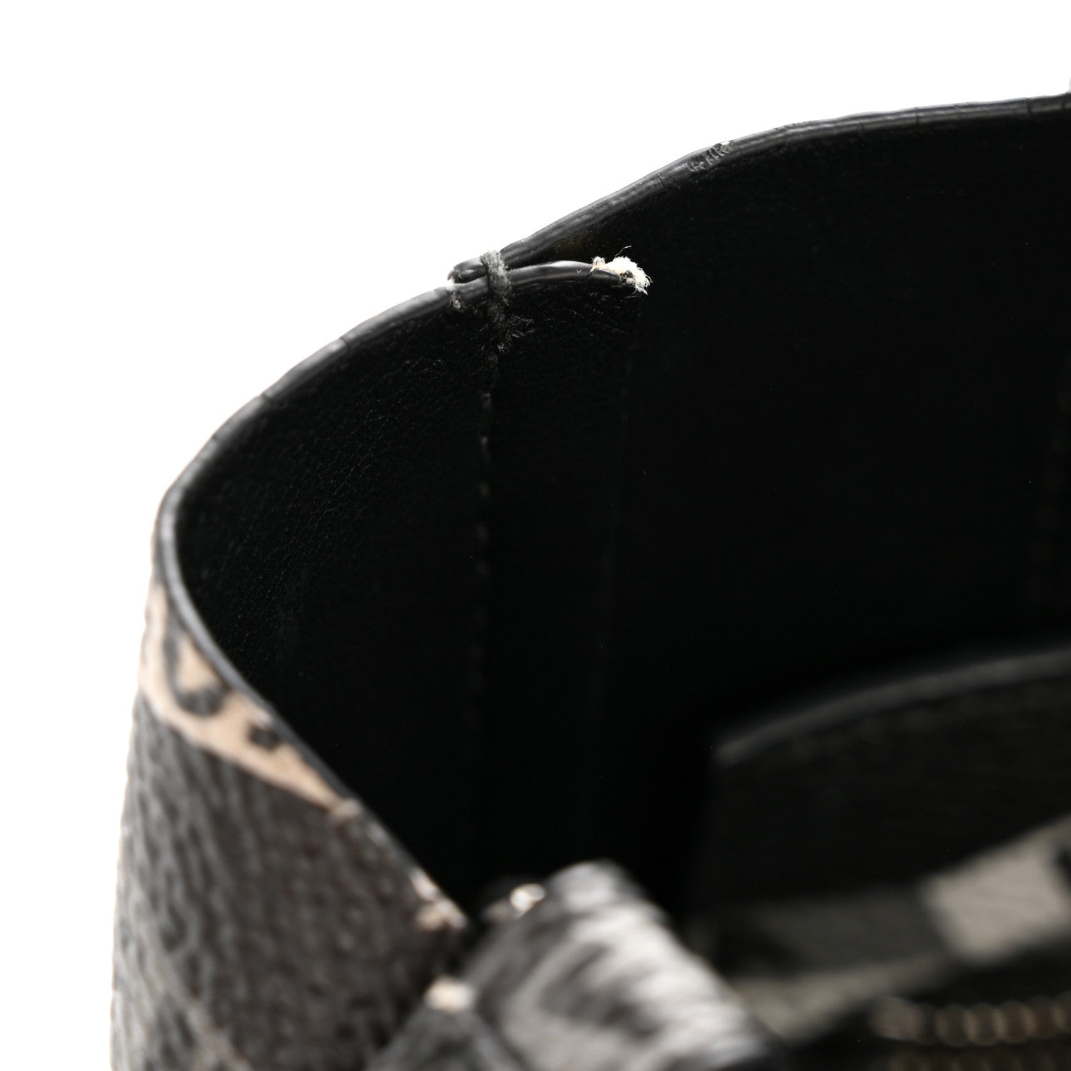 Balenciaga Coated Canvas Losange Monogram XXS Tote Black Grey 10 of 12