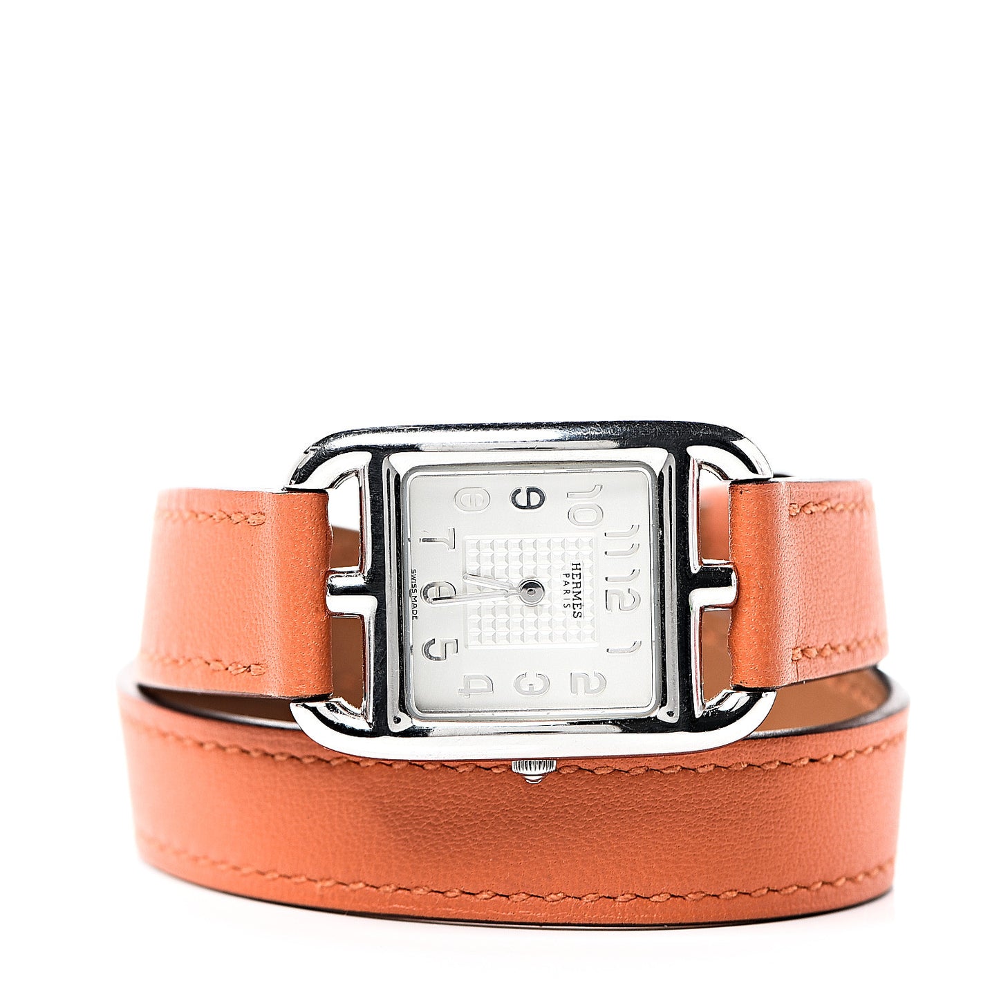 Stainless Steel Swift 23mm Cape Cod Double Tour Quartz Watch Orange