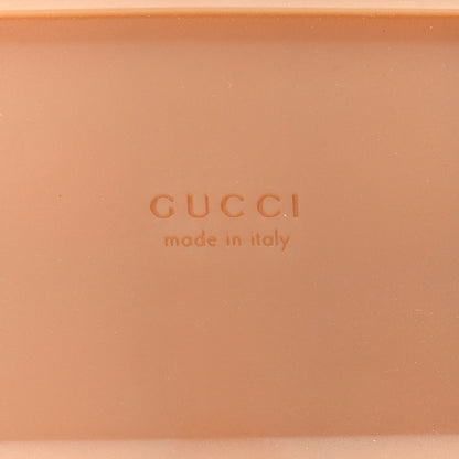 Gucci Monogram Maxi GG Angelina Platform 55mm Slide Sandals 41 Camel Ebony 7 of 10