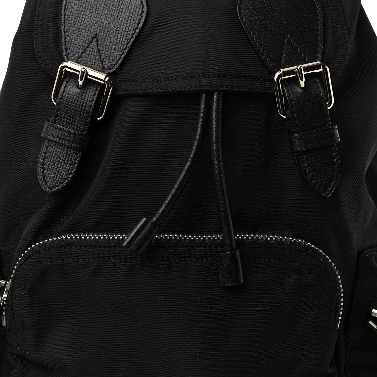 Burberry Technical Nylon Large Rucksack Backpack Black 8 of 11
