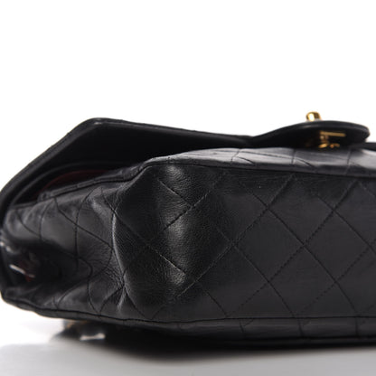 Chanel Lambskin Quilted Medium Double Flap Black 6 of 10