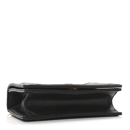 Christian Dior Lambskin Studded Medium Diorama Flap Bag Black 4 of 10