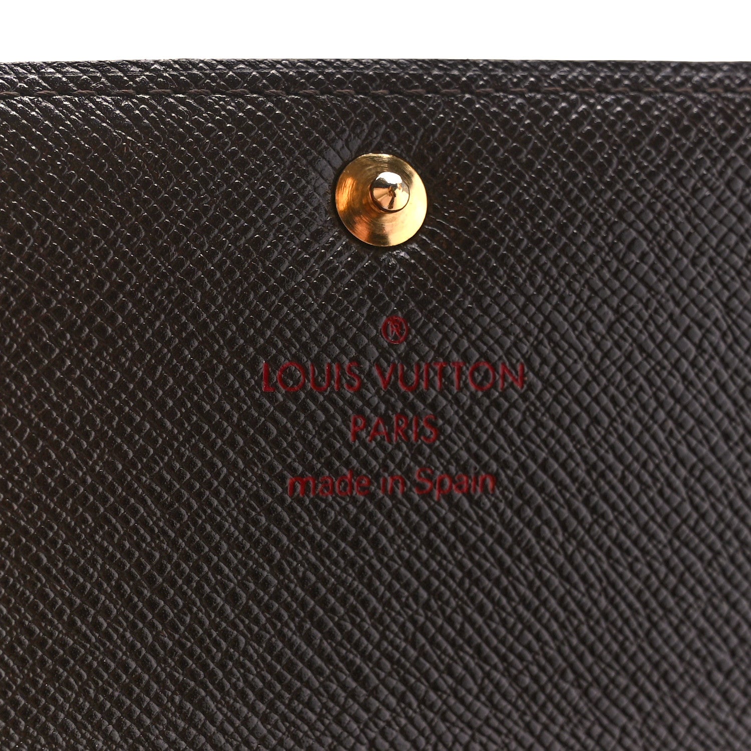 Louis Vuitton Damier Ebene Sarah Wallet 6 of 10