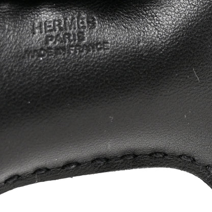 Hermes Milo Lambskin Grigri Rodeo Horse Bag Charm PM So Black 4 of 5