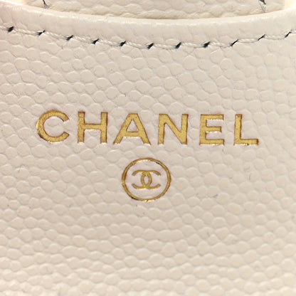 Chanel Caviar Quilted Airpods Pro Case White 6 of 9